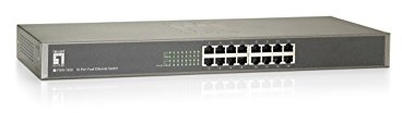 LevelOne FSW-1650 Switch, 48,3 cm, 16-Port