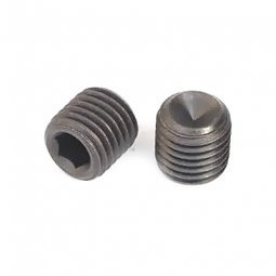 DIN 916 45 H galvanisch verzinkt Gewindestifte mit Ringschneide, mit Innensechskant - Abmessung: M10x10 (200 Stück)