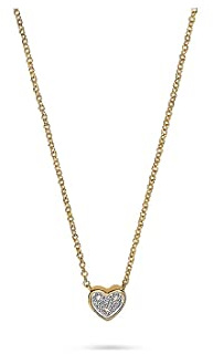CHRIST Damen-Kette 375er Gelbgold 3 Diamant
