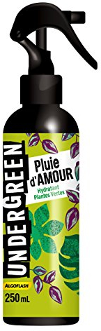 UNDERGREEN Pluie d'Amour, Hydratant Plantes Vertes, 250 ml