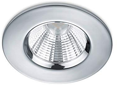 Trio Leuchten LED Einbauleuchten Zagros 650710106, Metall Chrom, inkl. 1x 5,5 Watt LED