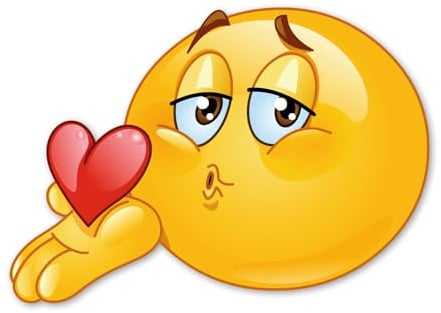 easydruck24de Smile-Aufkleber Kiss I 9 x 12,7 cm I lustiger Sticker Kussmund I für Laptop Notebook Tür Roller Auto I selbstklebend I wetterfest I kfz671