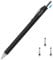 Mixoo Tablet Stift, Tablet Stift für Alle Tablets Universal Stylus Pens Pencil mit 3 austauschbaren Disc-Tipps, kompatibel mit iPad, Smartphones, Huawei, Samsung Galaxy Tablet (Schwarz)