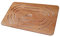Castelmerlino Tarima para ducha Okumè madera contrachapada marina 96x57 cm para platos de ducha 120x70/80