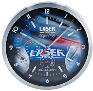 Laser Tools Racing 8346 Tools Racing Wall Clock