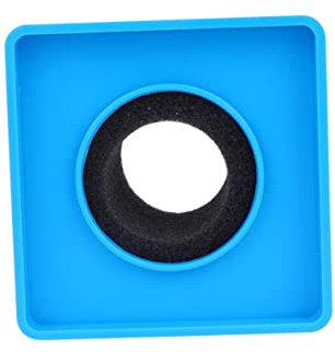 Beavorty Abs Microphone Stand Logo Square Mic Mark for Interviewers Professional Use Mic Arm