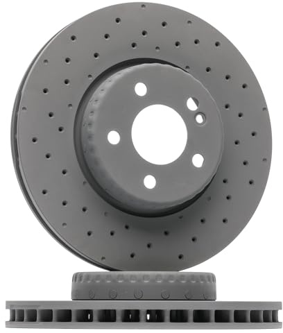 BOSCH 2x Bremsscheibe Ø318mm Höhe: 62,5mm Dicke: 30mm Lochkreis-Ø: 112mm gelocht & zweiteilige Bremsscheibe & Belüftet 0 986 479 H37