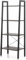 SFAREST Vintage Ladder Shelf, 4/6 Tiers Wooden Industrial Storage Rack with Adjustable Footpads, Home Office Display Bookshelf Plant Stand for Living Room Bedroom (56 x 32 x 138 cm,Black)