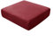 Sofa-Sitzkissenbezug, universeller Stretch-Samt, rutschfester Sofabezug, Couchkissenüberzug für Zuhause, Wohnzimmer, Zweisitzer, Schnittsofa, L-Form, Burgunderrot