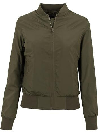 Urban Classics Damen Ladies Light Bomber Jacket Dark Olive, 4XL