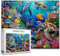 Tucocoo 1000 Teile Puzzles für Erwachsene Unterwasserwelt Malerei Puzzle Ozean Tier 1000 Teile Puzzles für herausfordernde Familienaktivitätsspiel Meeresschildkröte Delfin DIY Puzzle Wanddekoration