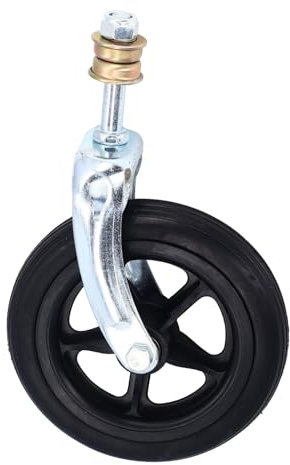 Leapiture 6,5-Zoll-Vorderrad für Rollstuhlräder, Vorderrad-Rollstuhlrolle, Ersatz-Universal-Rollstuhl-Vorderrolle für einfaches Drehen