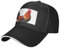 AMREWQYL Baseballkappe mit Huhn-Motiv, bedruckt, Schwarz, 5-7