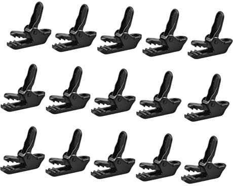 WOONEKY 15St Windclip Outdoor-Zelte wasserdichte Zelte für Camping Winddichte Zeltklemme Campingplanen zeltklammern zeltklemmen Markise Zeltbefestigung Clip-Klemme Campingzelt-Clip Plastik