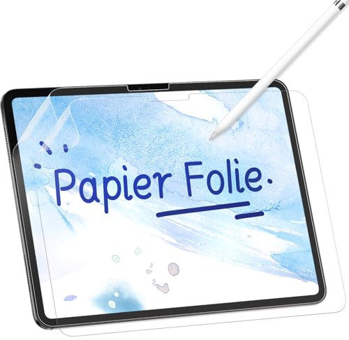 IPROKKO [2 Pack iPad Pro 13 Inch Screen Protector, Like Paper Compatible with iPad Pro 13 Inch 2024 (M4) Matte PET Film for Drawing and Writing, Anti Glare Blue Light