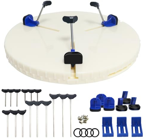 Pottery Machine Turntable Clamp，Ceramic Pottery Trimming Spinner Repair Tool for Ceramic Beginners and Professionals