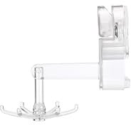 Sea Team 360° Rotatable Utensil Hooks - Reusable Suction Cup Holder for Space-Saving Kitchen & Bathroom Organization, Damage-Free Installation