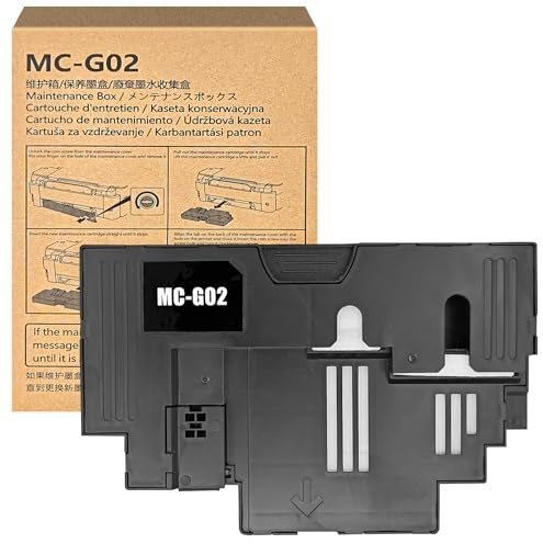 LAIPENG MC-G02 Wartungsbox Kompatibel für Canon PIXMA G1420 G1520 G2420 G2460 G2520 G2560 G3520 G3560 G3420 G3460 G540 G550 G640 G650 Drucker Resttintenbehälter