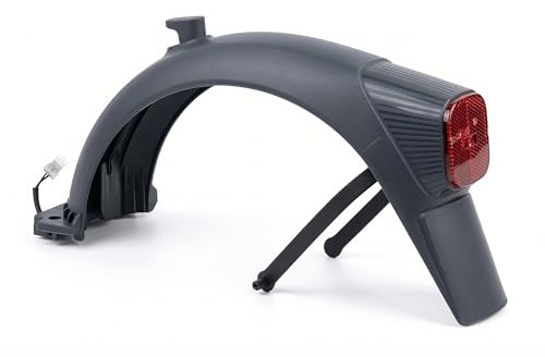 Hinterer Kotflügel mit Haken & Rücklicht kompatibel mit Ninebot E2 PRO | Hinterer Kotflügel-Stützbügel für E2 PROE / E2 PROD Scooter mit integriertem Rücklicht, originale Originalzubehör