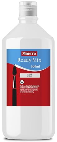 Aristo Ready Mix Flüssigfarbe 600 ml, weiß