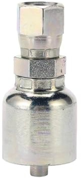 JRXFXEKW 100PCS 26711-06-06PKAST JIC Female 9/16''x18 X 3/8'' Hose End Hydraulic Fitting High Pressure