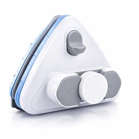 ZEYVON Limpiacristales Magnético Doble Cara – Limpia Cristales Interior y Exterior – Para Ventanas de 3 a 30 mm con Cuerda de Seguridad