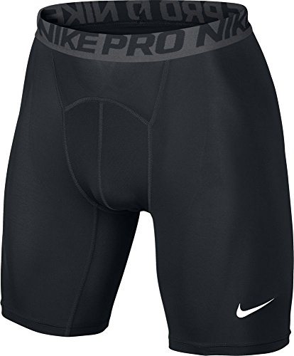 Nike Herren Pro Trainingsshorts, Grau (Black/Dark Grey/White),M