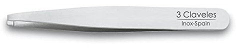 3 Claveles 12260 - Pince à épiler inoxydable, pointe étroite 10 cm