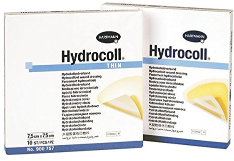 Hartmann 9007581 Hydrocoll Verband, thin, 10 x 10 cm (10-er Pack)