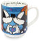 Egan PWM21I/B Mug, Modello Sweet Love, Porcellana, Blu, 1 unità (Confezione da 1), 350 Millilitri