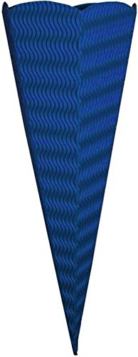 goldbuch Bastelschultüte 3D Wellpappe blau