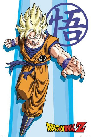 empireposter Dragon Ball Z - Poster - Super Saiyan - Goku + Ü-Poster