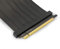 Phanteks 220mm Premium Shielded High Speed PCI-E x16 Riser Cable with 90 Degree Adapter - Enhanced GPU Flexibility and Performance