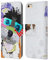 Head Case Designs Offizielle Michel Keck Snorkie Hunde Leder Brieftaschen Handyhülle Hülle Huelle kompatibel mit Apple iPhone 6 / iPhone 6s