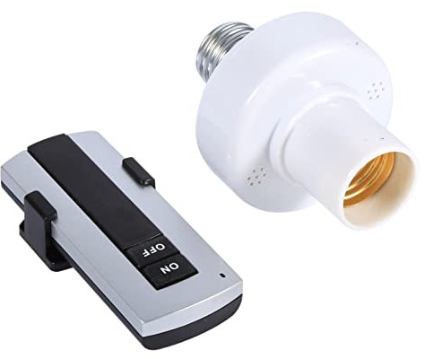 Porte-lampe intelligent, douille E27 à vis sans fil avec télécommande, interrupteur prise de courant 220 V