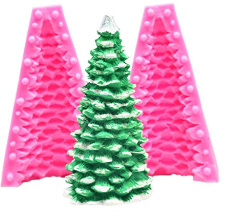 Yunnan 3D-Form für Kerzen und Tannenbaum, Silikon, Seife, Ton, DIY, Kuchen, Backen, hausgemachte Aromatherapie, Kerzen, Dekoration, Gipsform