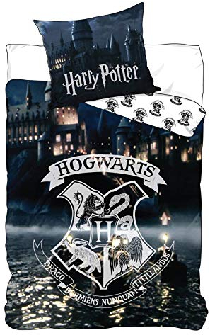 Harry Potter BettwÃsche/BettwÃsche Set ** Hogwarts Schloss und Wappen **