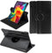COOVY® 2.0 Etui pour Samsung Galaxy Tab S7 + Plus 12.4 SM-T970 SM-T975 SM-T976 Coque de Protection Rotation 360° Smart Housse Cover Case Stand Auto Réveil/Sommeil | Noir
