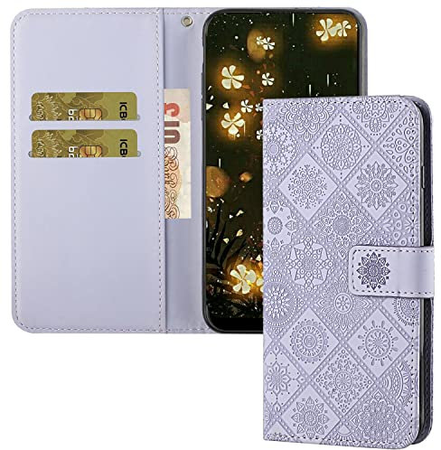 QIWEIQINGWH Compatible con Funda para Xiaomi Redmi Note 9S, Funda Libro Redmi Note 9 Pro, Funda Móvil Redmi Note 9S Magnético Carcasa para Redmi Note 9 Pro Funda con Tapa.Purple XCH