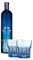 ARNSTADT KRISTALL 2er Vodka Gläser Empire (8 cm) + Belvedere Vodka Lake Bartezek Rye 700ml - Geschenkset für Männer