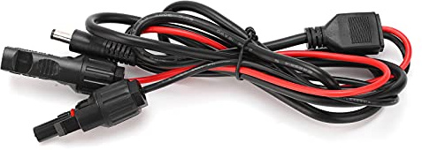 BOROCO Solarpanel Verlängerungskabel Solarladekabel Messing Hochfrequenz DC5521 Netzkabel Solarpanel Kabel für Elektrogeräte 300V