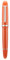 erofa X159 Feine Feder Füllfederhalter Orange mit Silber Clip Acryl Große Größe Schreibstift Orange Silber Trim