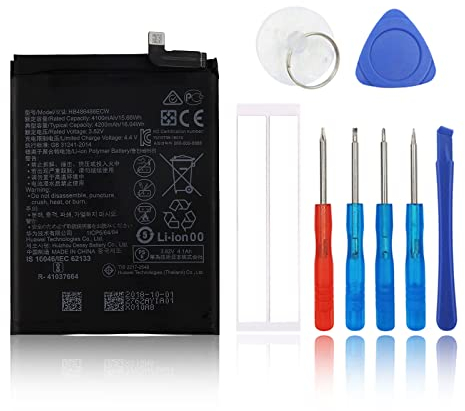 SwarKing Batería de repuesto compatible con Huawei P30 Pro VOG-L29, VOG-L09 & Mate 20 Pro LYA-L09, LYA-L29 HB486486ECW con kit de herramientas