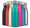 EMIUP Borraccia in acciaio inossidabile, thermos a tenuta stagna con isolamento termico adatto per ciclismo, corsa, sport all'aria aperta, 500 ml (blu turchese)