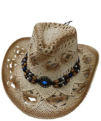MKIUHNJ Chapeau de soleil pour femme - Casquette décontractée d'été - Cowboy - Plage - Jazz - Adulte - Parapluie léger - Casquette de baseball pour femme - Été élégant, beige, taille unique