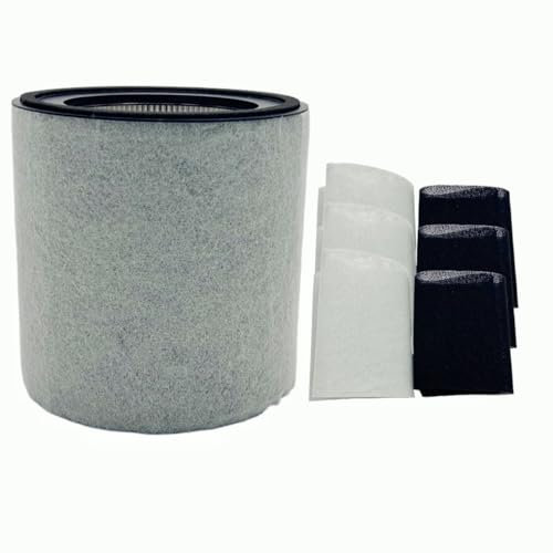 Can-Meageren Can-Meageren Ersatz-H13-HEPA-Filter, kompatibel mit TruSens Z-3000 Luftreiniger, 3-stufige Filtration, hocheffizient aktiviert (1HEPA + 4 Vorfilter + 4 Kohlefilter)