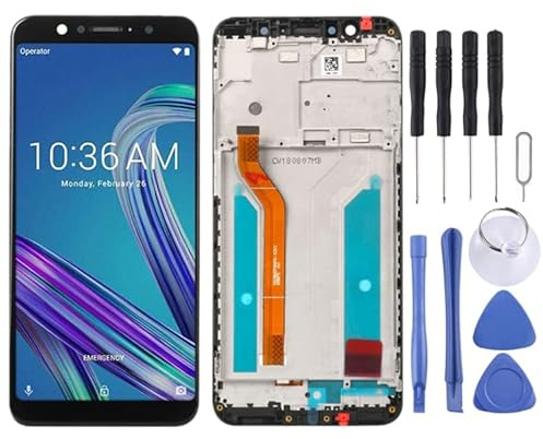Écran LCD de téléphone Mobile OEM LCD Screen for ASUS ZenFone Max Pro (M1) ZB601KL ZB602KL Digitizer Full Assembly with Frame（Black Réparation