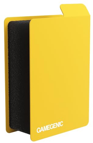 Gamegenic, Sizemorph Divider – Yellow, Zubehör | Kartentrenner mit anpassbarer Breite (5-30 mm), Faltbarer Reiter, für Sideloader Boxen, Farbe: Gelb