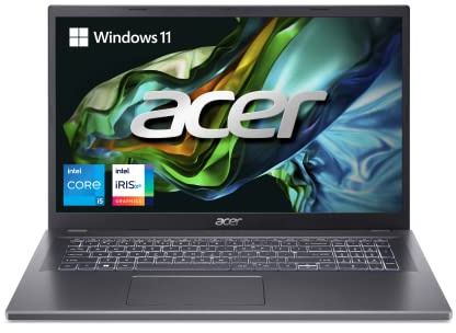 acer Aspire 5 A515-57-598B Ordinateur portable fin – Écran IPS Full HD de 15,6 po – Processeur Intel i5-12450H Octa Core de 12e génération – 16 Go DDR4-512 Go NVMe SSD – WiFi 6 – Amazon Alexa