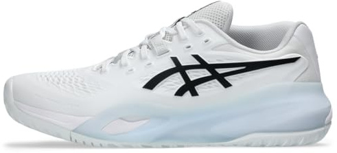 ASICS Men's Gel-Resolution X Tennis Shoes, White/Black, 12 UK